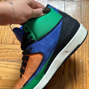 Multicolor High-Top Men's Sneakers